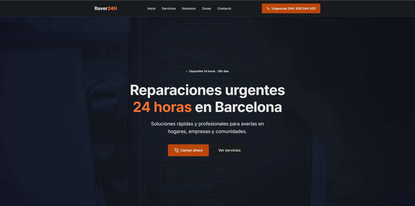 Sitio web Raver24h — versión nueva
