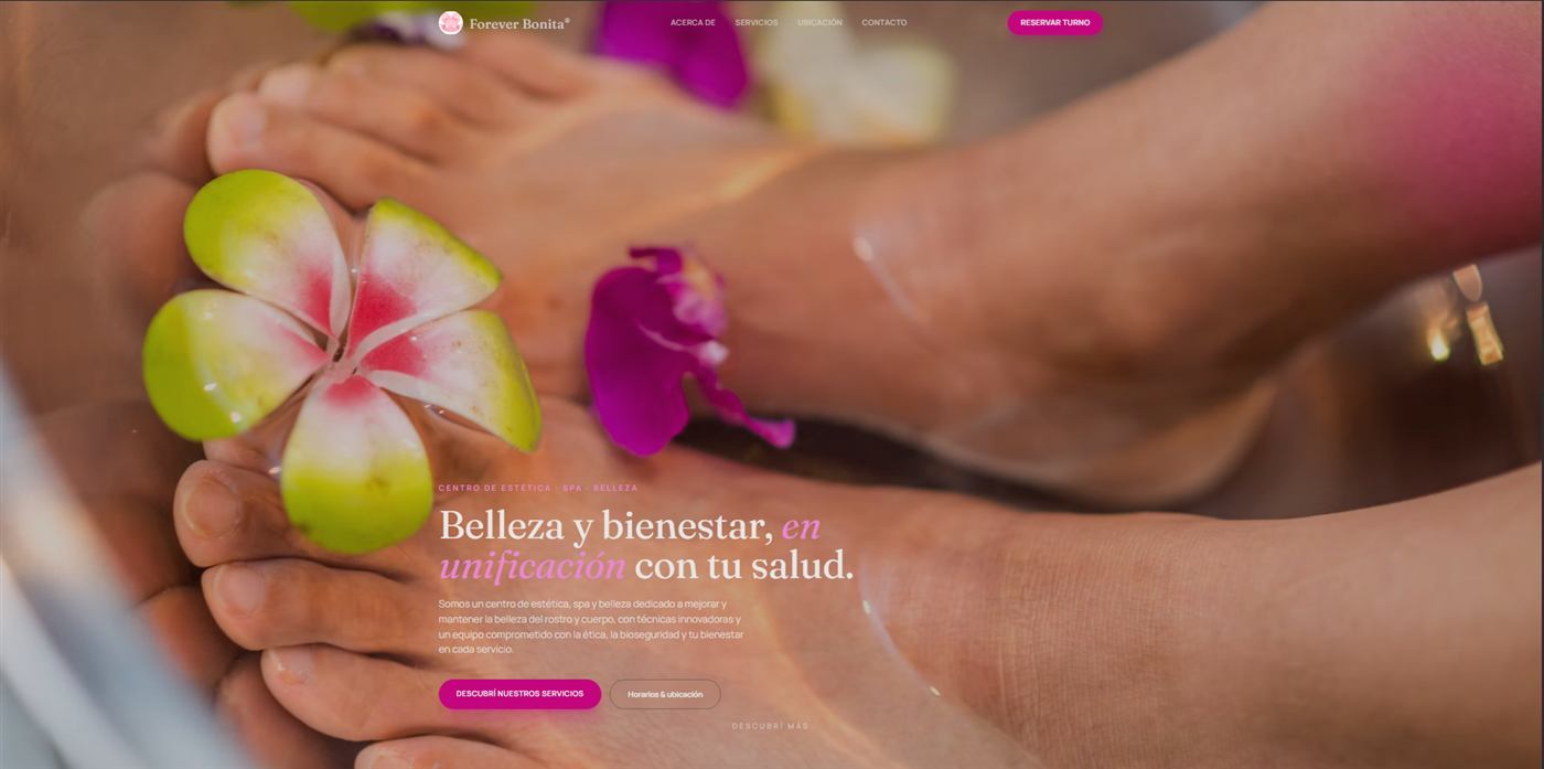 Sitio web Forever Bonita — versión nueva